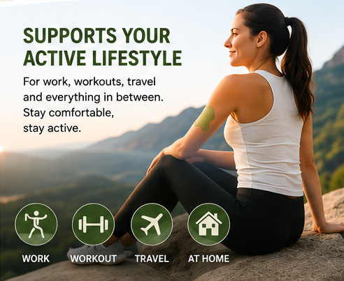 Self-Heating Pain Relief Patches – Soothing Warmth for Muscles & Joints
